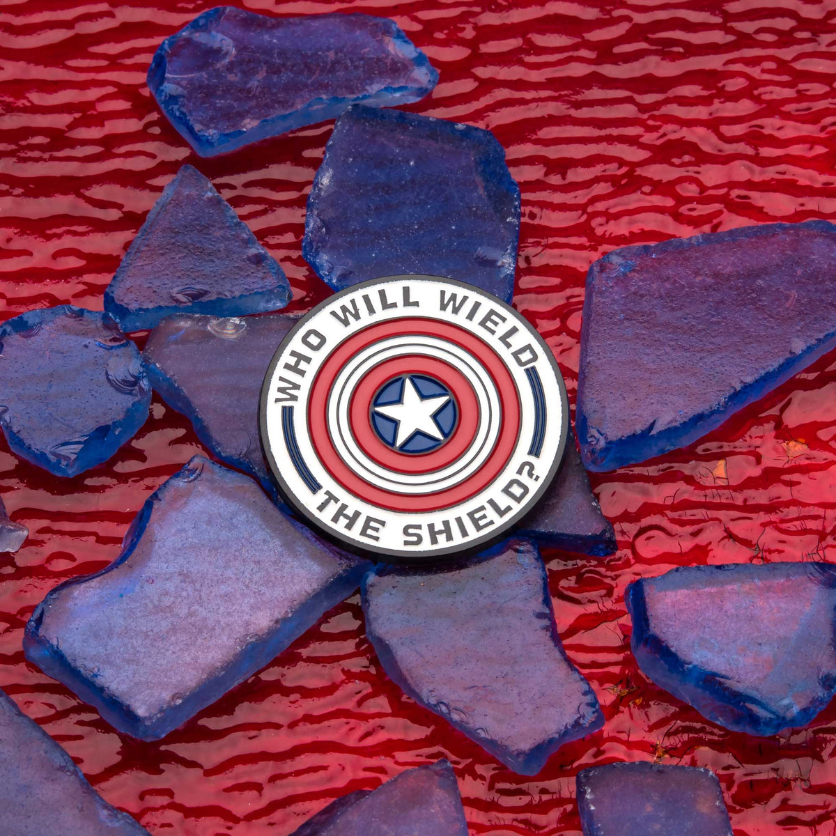 The Falcon and the Winter Soldier – Who Will Wield the Shield Pin Badge Pin Set - Tophatter Daily Deals