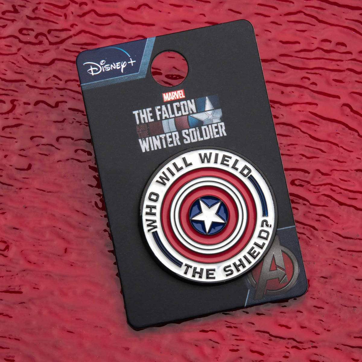 The Falcon and the Winter Soldier – Who Will Wield the Shield Pin Badge Pin Set - Tophatter Daily Deals