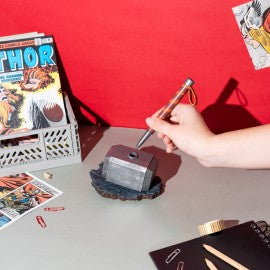 Marvel Thor - Officially Licensed Hammer Pen And Stand