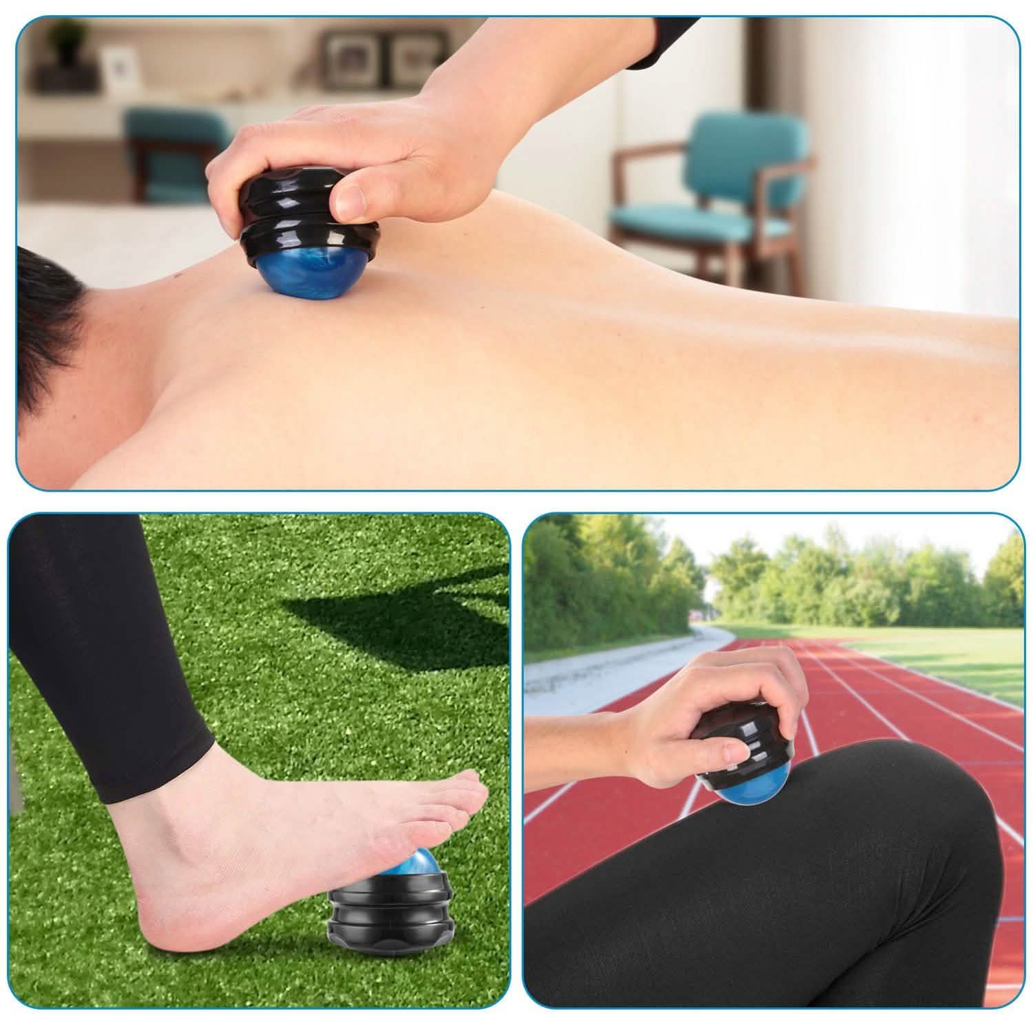 Massage Ball Manual Roller Massager Health & Wellness - Tophatter Daily Deals