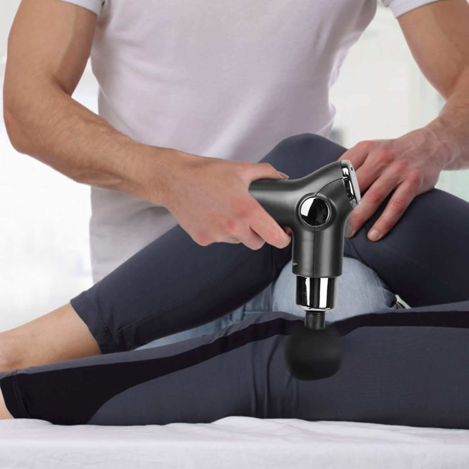 Massage Gun Deep Tissue Fascia Massager Health & Wellness - Tophatter Daily Deals