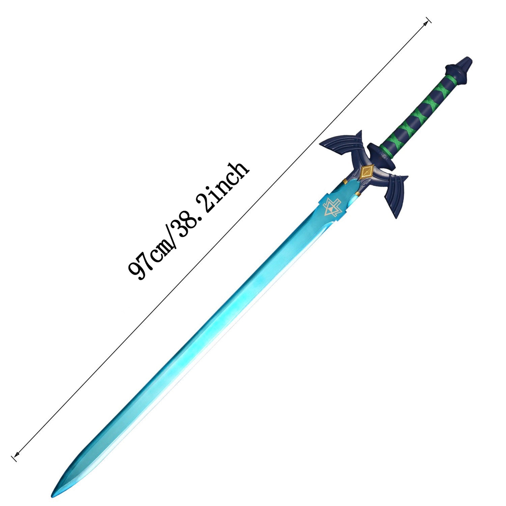Link Master Sword Blue Blade Metal Replica Cosplay Prop - Tophatter Daily Deals
