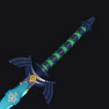 Link Master Sword Blue Blade Metal Replica Cosplay Prop - Tophatter Daily Deals