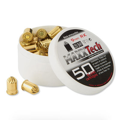 9mm RK .380 Revolver Blank Ammo - 50 Rd Box - Tophatter's Weapons'N'Deals Blank Ammunition - Tophatter Daily Deals
