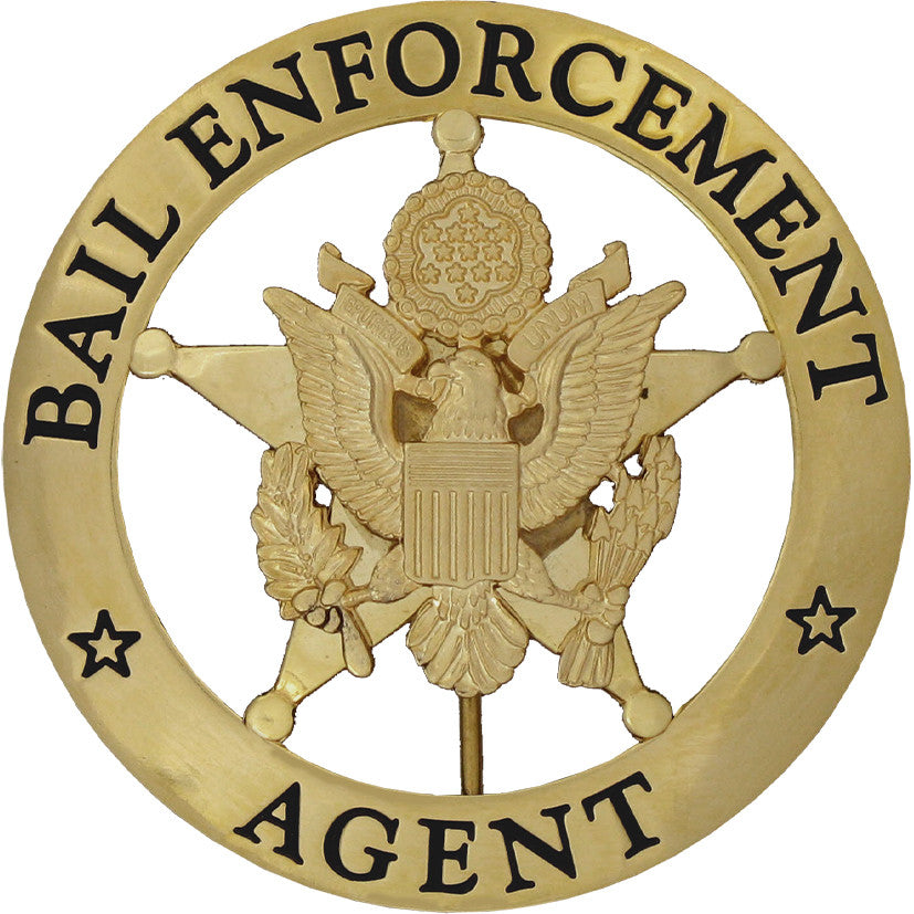 Marshal Bail Enforcement Agent Badge Set - Tophatter's Weapons'N'Deals Professional Quality Stock Badges - Tophatter Daily Deals