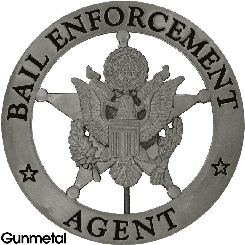 Marshal Bail Enforcement Agent Badge Set - Tophatter's Weapons'N'Deals Professional Quality Stock Badges - Tophatter Daily Deals