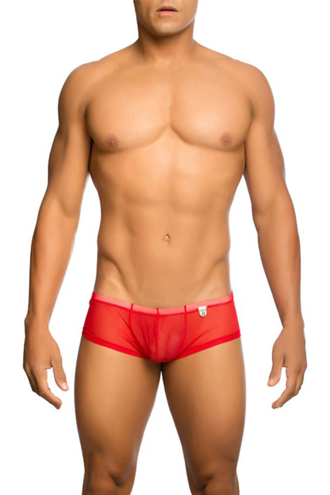 Male Basics - Hip Hugger - Boy Short - Red - MBL04 Lingerie - Tophatter Daily Deals