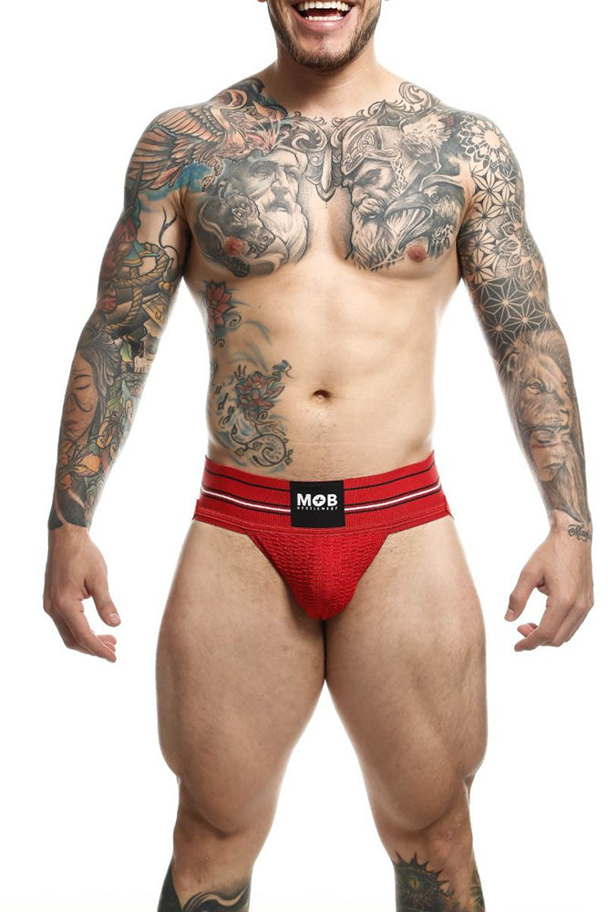 Male Basics - Fetish Classic - Wide Jockstrap - Red - MBL100 Lingerie - Tophatter Daily Deals