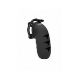 Mancage Chastity Model 08 4.2 inches Silicone Cock Cage Black - Tophatter Daily Deals