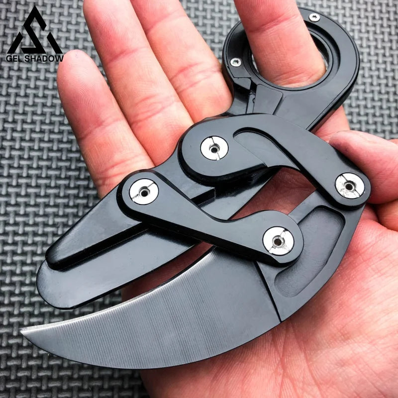Mechanical folding Karambit Knife-GS41 Pocket Knives - Tophatter Daily Deals