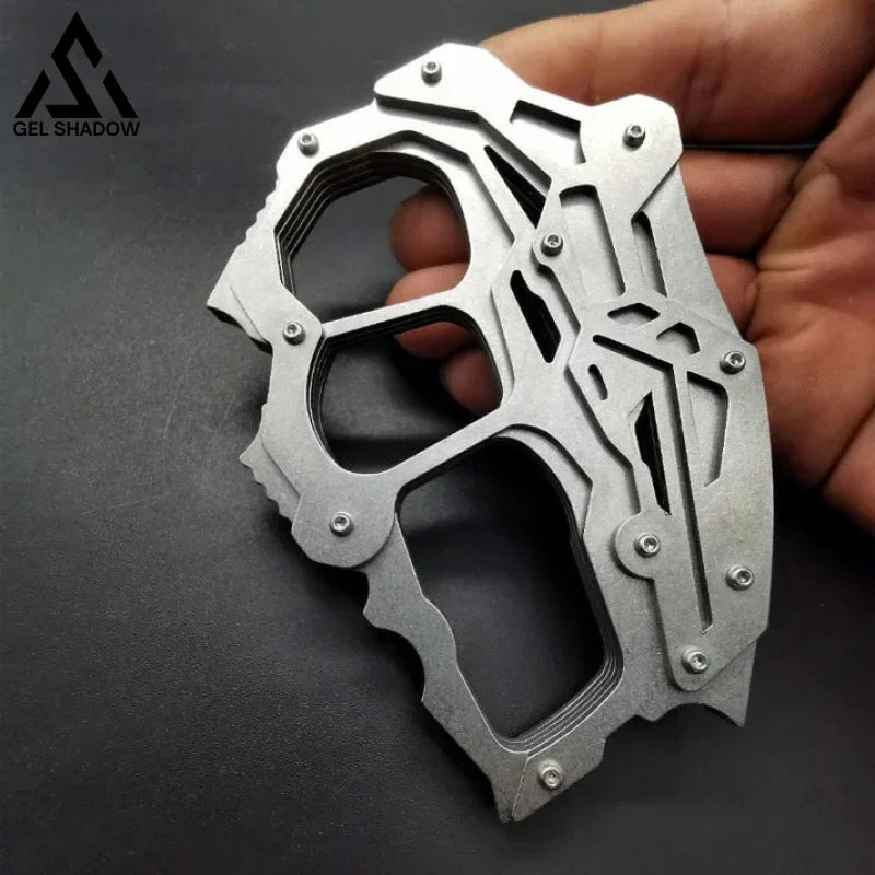 Mechanical Precision Sturdy Steel Knuckle Duster-GS135 A BRASSKNUCKLE - Tophatter Daily Deals