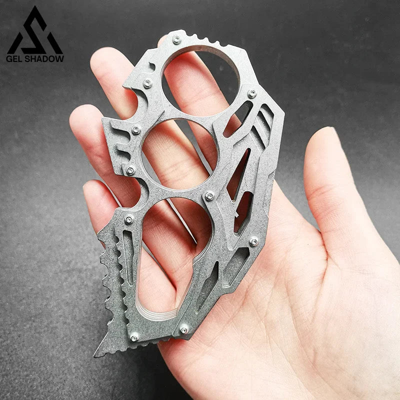 Mechanical Precision Sturdy Steel Knuckle Duster-GS135 B BRASSKNUCKLE - Tophatter Daily Deals