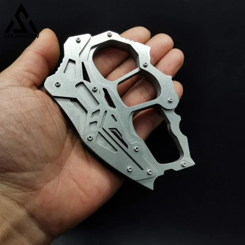 Mechanical Precision Sturdy Steel Knuckle Duster-GS135 BRASSKNUCKLE - Tophatter Daily Deals