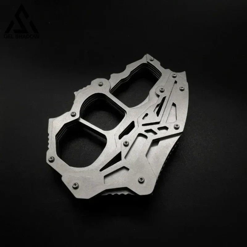 Mechanical Precision Sturdy Steel Knuckle Duster-GS135 BRASSKNUCKLE - Tophatter Daily Deals