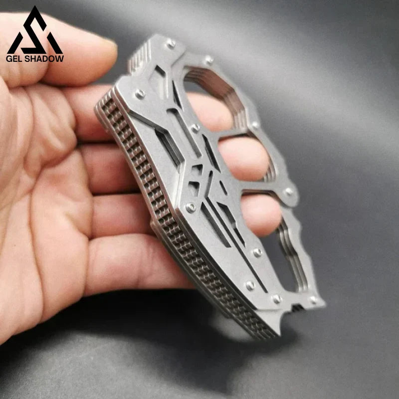 Mechanical Precision Sturdy Steel Knuckle Duster-GS135 BRASSKNUCKLE - Tophatter Daily Deals