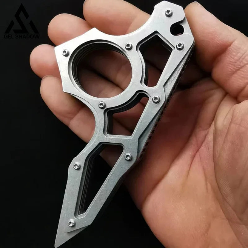 Mechanical Precision Sturdy Steel Knuckle Duster-GS135 C BRASSKNUCKLE - Tophatter Daily Deals