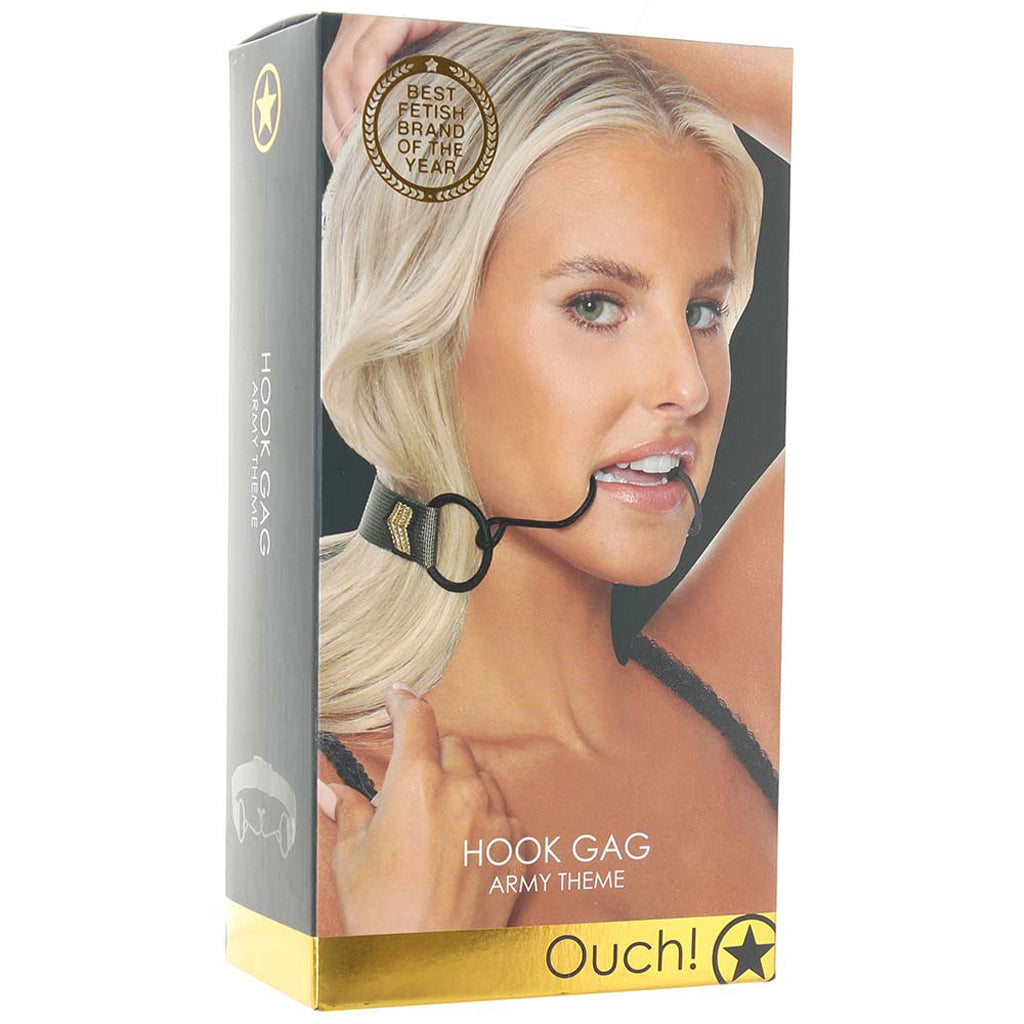 Ouch! Army Themed Hook Gag Bondage and Fetish > Ball Gags & Mouth Restraints - Tophatter Daily Deals