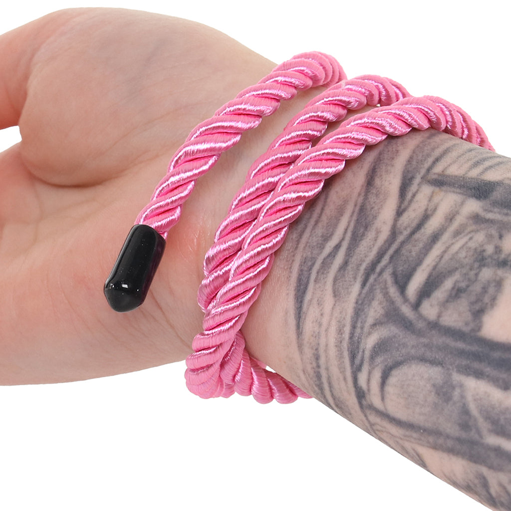 Ouch! 32.8'/10m Bondage Rope in Pink - Tophatter's Adult Sex Toys Online Bondage and Fetish > Restraints - Tophatter Daily Deals