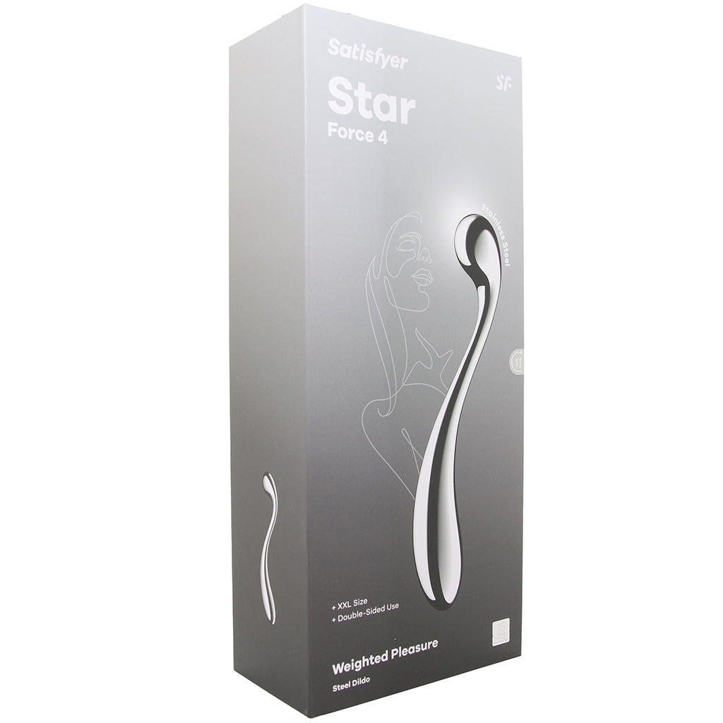 Satisfyer Star Force 4 Weighted Steel Dildo Dildo Sex Toys > G-Spot Dildos - Tophatter Daily Deals