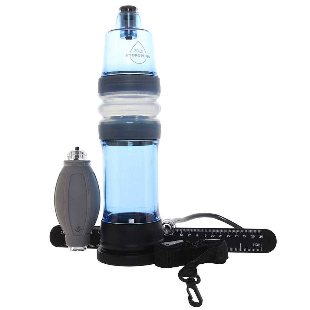 Zolo AquaPump Pro Penis Pump in Blue - Tophatter's Adult Sex Toys Online Male Enhancement > Penis Pumps - Tophatter Daily Deals
