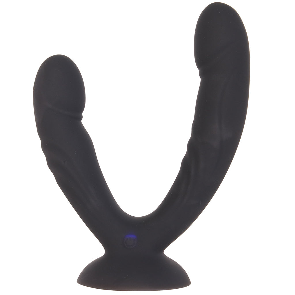 Inya Duet Vibrating Double Dildo in Black Vibrators > Double Penetration - Tophatter Daily Deals