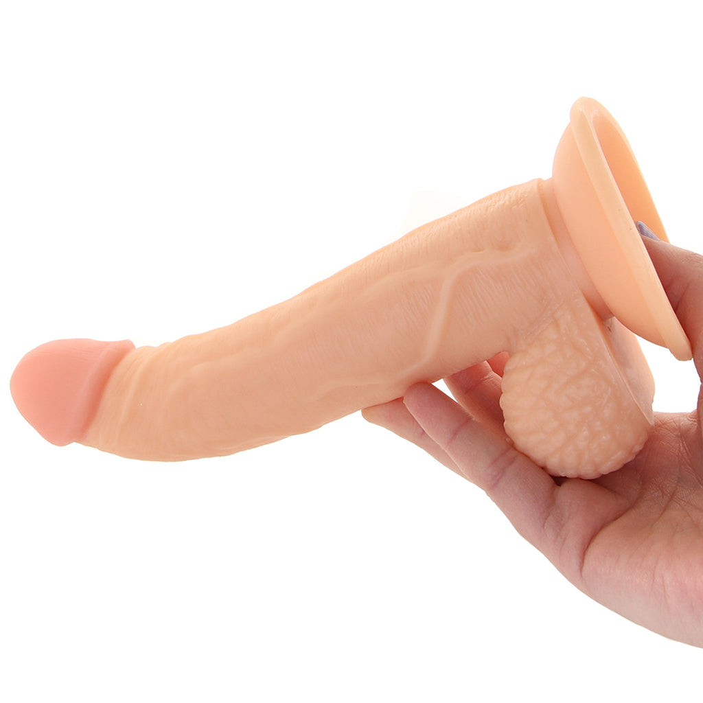 Pop Peckers 7.5 Inch Ballsy Dildo in Light Dildo Sex Toys > Realistic Dildos - Tophatter Daily Deals