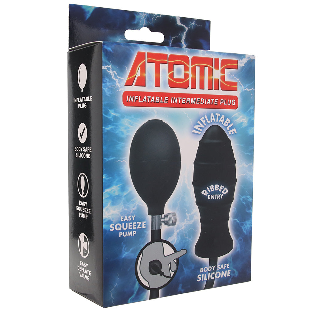 Atomic Inflatable Intermediate Butt Plug - Tophatter's Adult Sex Toys Online Anal Sex Toys > Butt Plugs - Tophatter Daily Deals