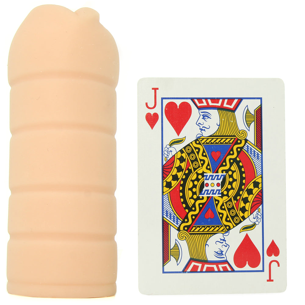 Barely Legal Vibrating Blow Job Stroker in Flesh - Tophatter's Adult Sex Toys Online Male Masturbators > Vibrating - Tophatter Daily Deals