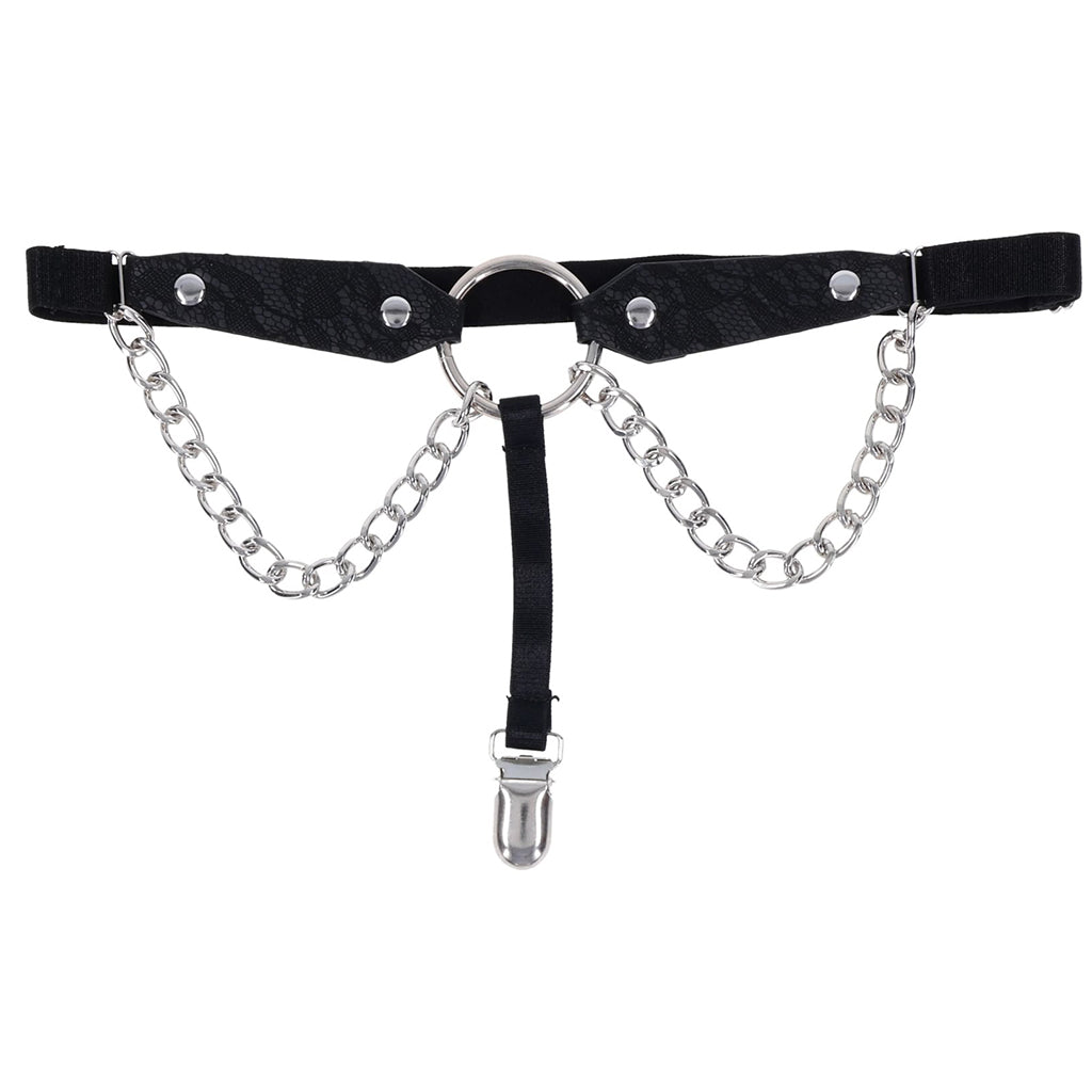 Sex & Mischief Chain Lace Garters Bondage and Fetish > Tools & Accessories - Tophatter Daily Deals