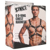 Strict 6 O-Ring Chest Harness Bondage and Fetish > Tools & Accessories - Tophatter Daily Deals