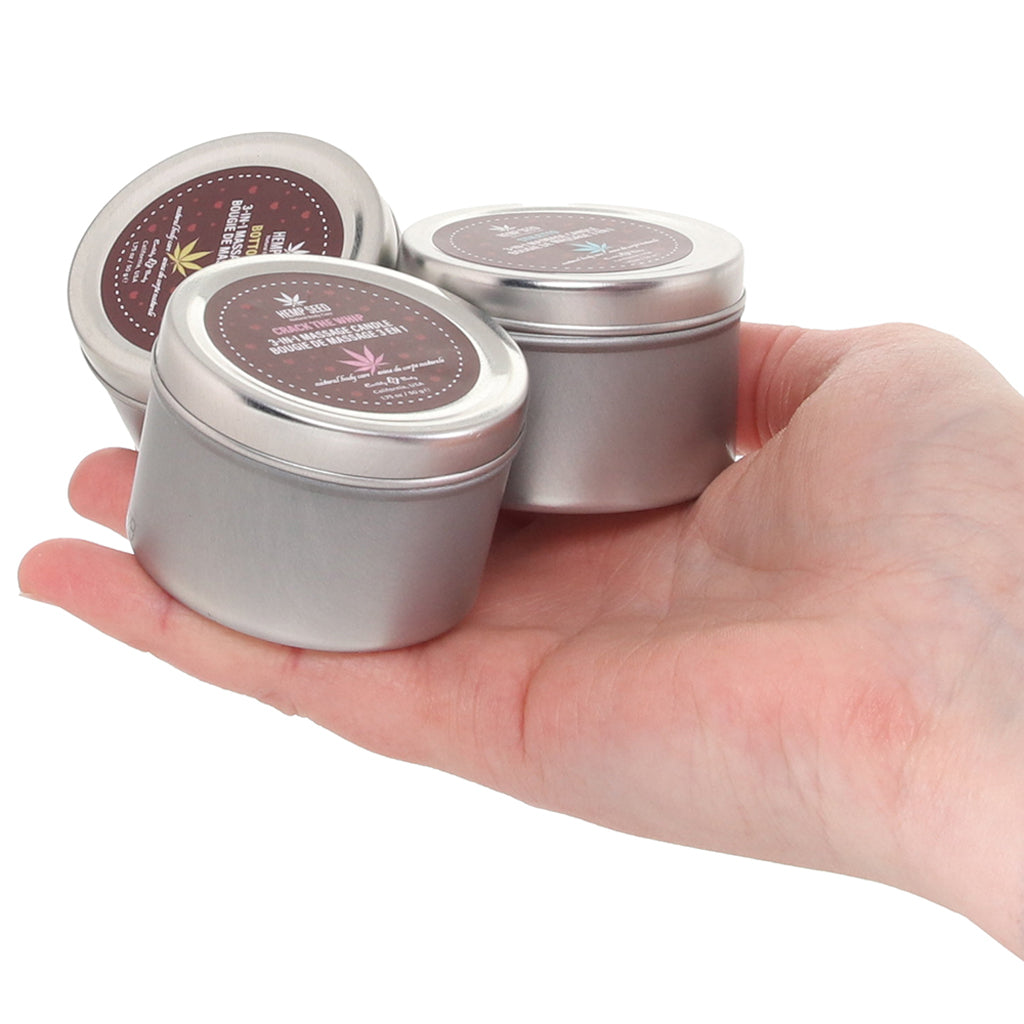 Lover's 3-in-1 Massage Candle Trio in 3 x 1.75oz/50g Lubes and Lotions > Erotic Massage Oils - Tophatter Daily Deals