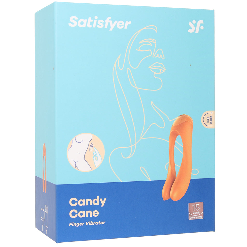 Satisfyer Candy Cane Vibe in Orange Vibrators > Clitoral Stimulators - Tophatter Daily Deals