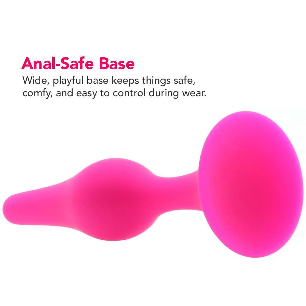 Luxe Beginner Silicone Butt Plug Kit in Pink Anal Sex Toys > Butt Plugs - Tophatter Daily Deals