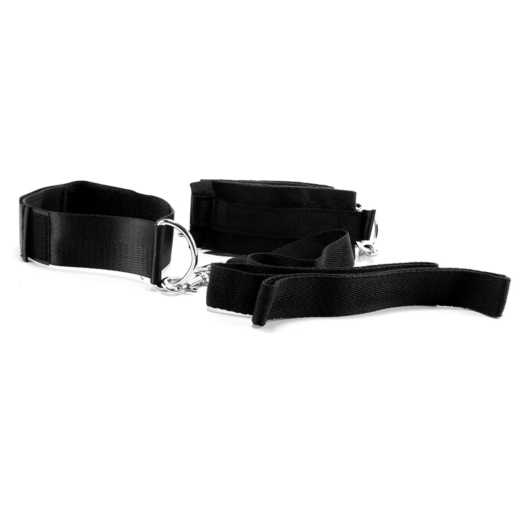 Collar Cuffs and Leash Set Bondage and Fetish > Leashes and Collars - Tophatter Daily Deals