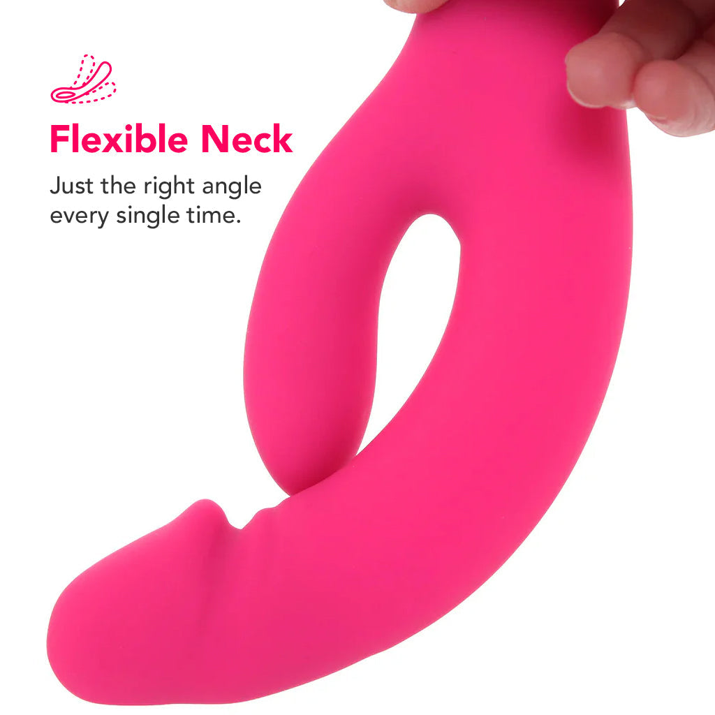 PinkCherry Realistic Slim Rabbit Vibe in Pink Vibrators > Rabbit Vibrators - Tophatter Daily Deals