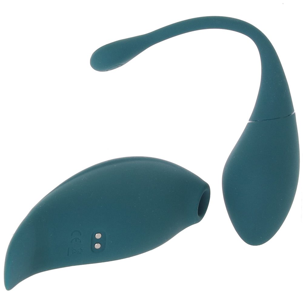 Twitch 2 Suction Stimulator and Egg Vibe Set in Green Vibrators > Clitoral Stimulators - Tophatter Daily Deals