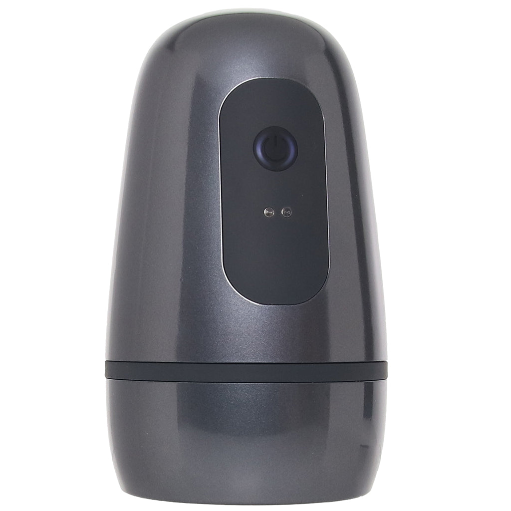 Pumped Vibrobator Masturbator in Gunmetal - Tophatter's Adult Sex Toys Online Male Masturbators > Auto Strokers - Tophatter Daily Deals
