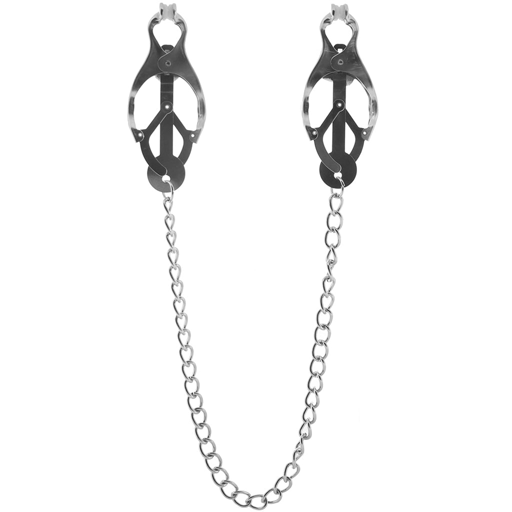 Lux Fetish Japanese Clover Nipple Clips Bondage and Fetish > Nipple Stimulators & Clamps - Tophatter Daily Deals