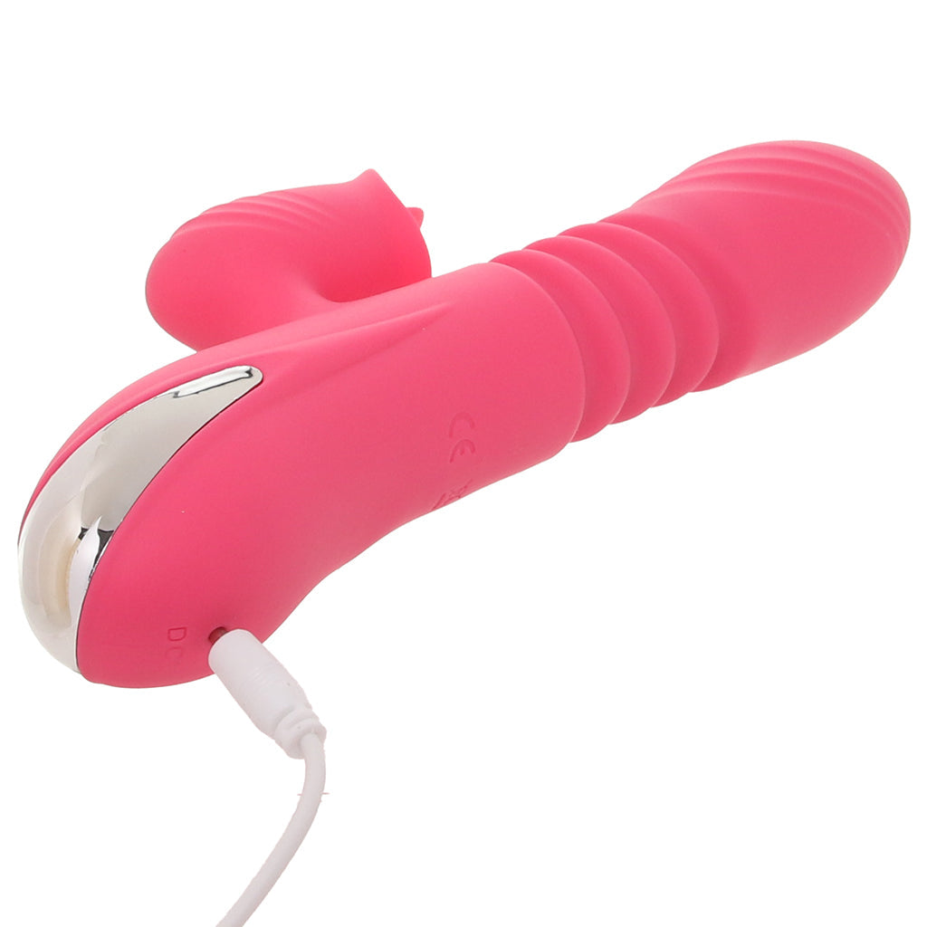 Intruder Heat-Up Thruster & Licking Rabbit Vibe Vibrators > Rabbit Vibrators - Tophatter Daily Deals