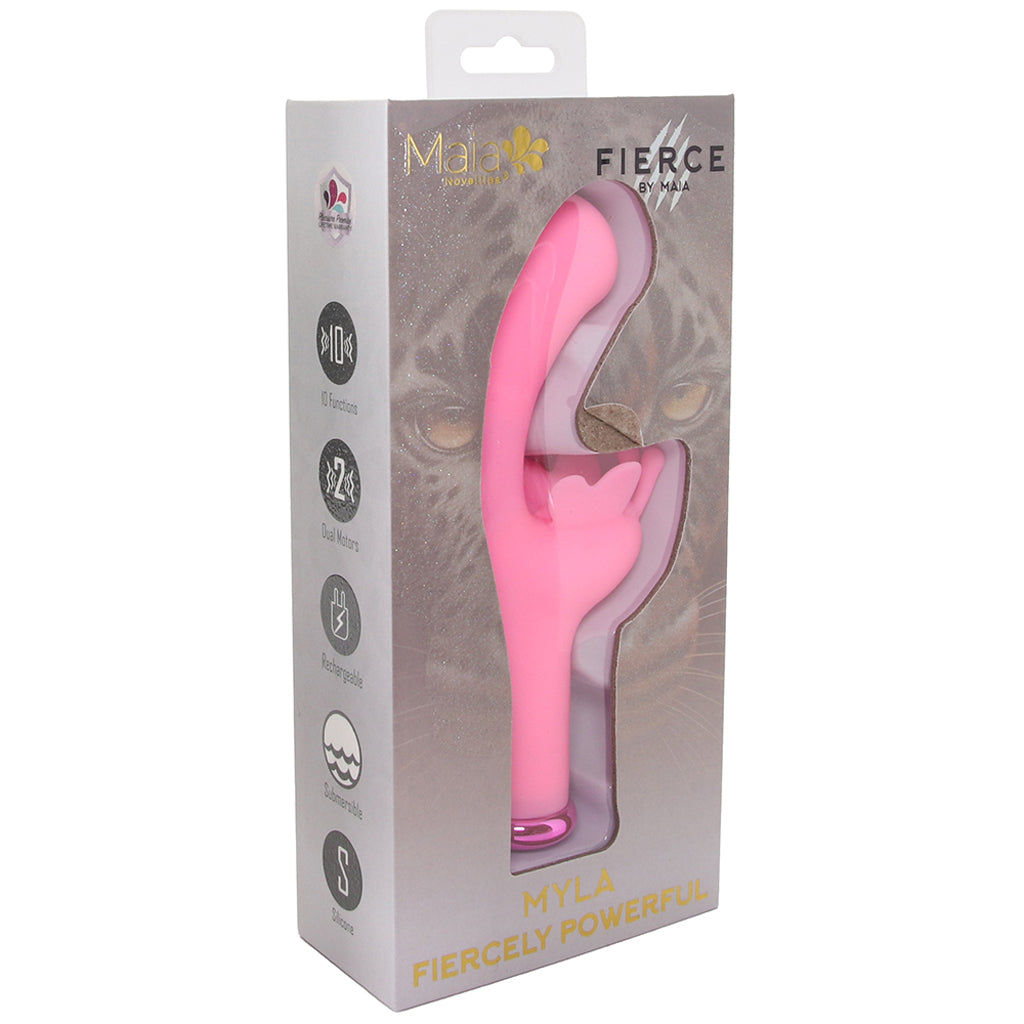 Myla Fiercely Powerful Butterfly Vibe in Pink Vibrators > Rabbit Vibrators - Tophatter Daily Deals