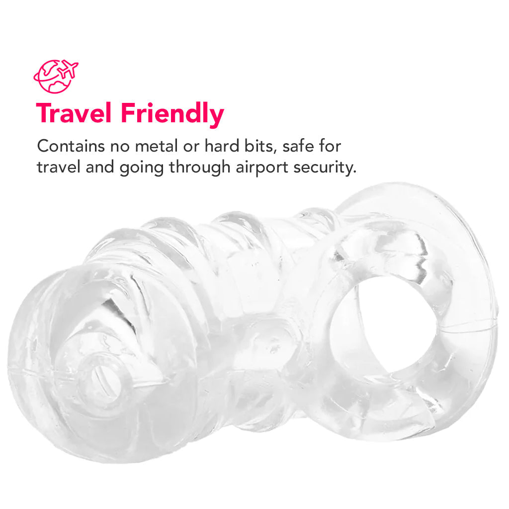 Detained Soft Body Chastity Cage Bondage and Fetish > Cock and Ball Devices - Tophatter Daily Deals