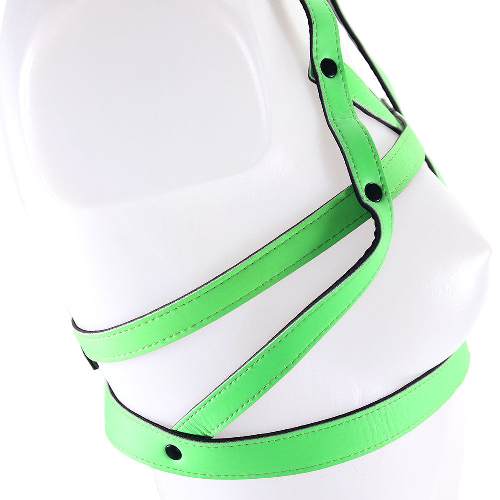 Ouch! Glow In The Dark Bra Harness /XL Bondage and Fetish > Men's Bondage Wear - Tophatter Daily Deals