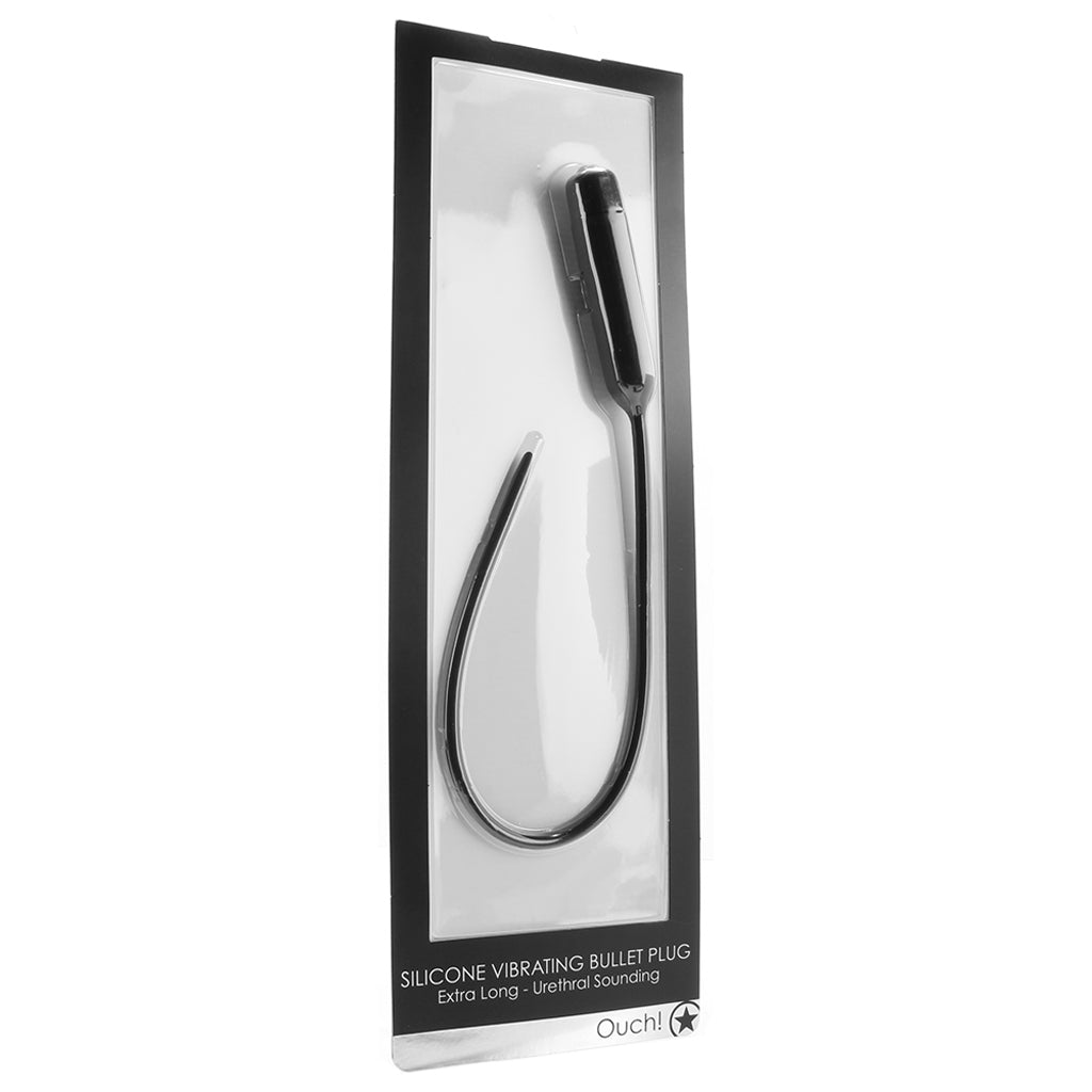 Ouch! Vibrating Extra Long Silicone Urethral Sound Bondage and Fetish > Cock and Ball Devices - Tophatter Daily Deals