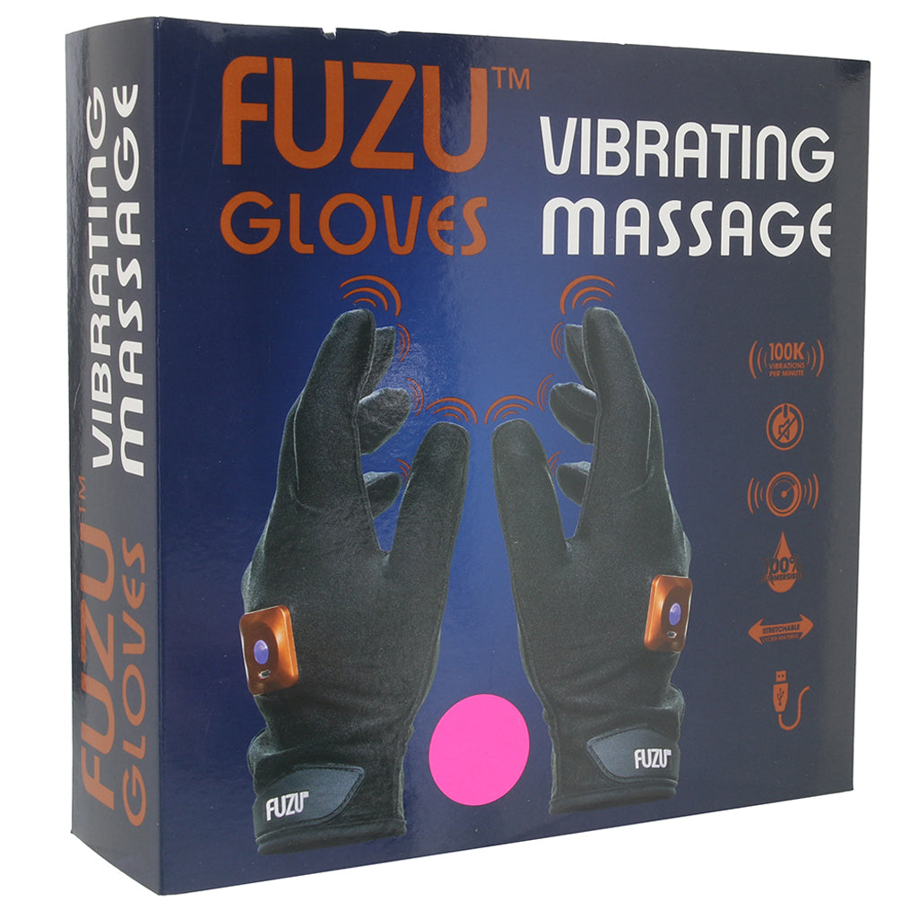 Fuzu Vibrating Small Massage Gloves in Pink Vibrators > Clitoral Stimulators - Tophatter Daily Deals