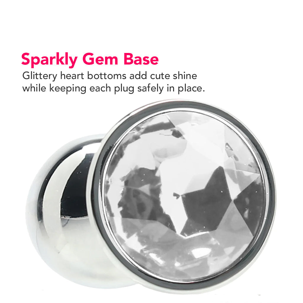 Ouch! Round Gem Silver Plug in Small Anal Sex Toys > Butt Plugs - Tophatter Daily Deals