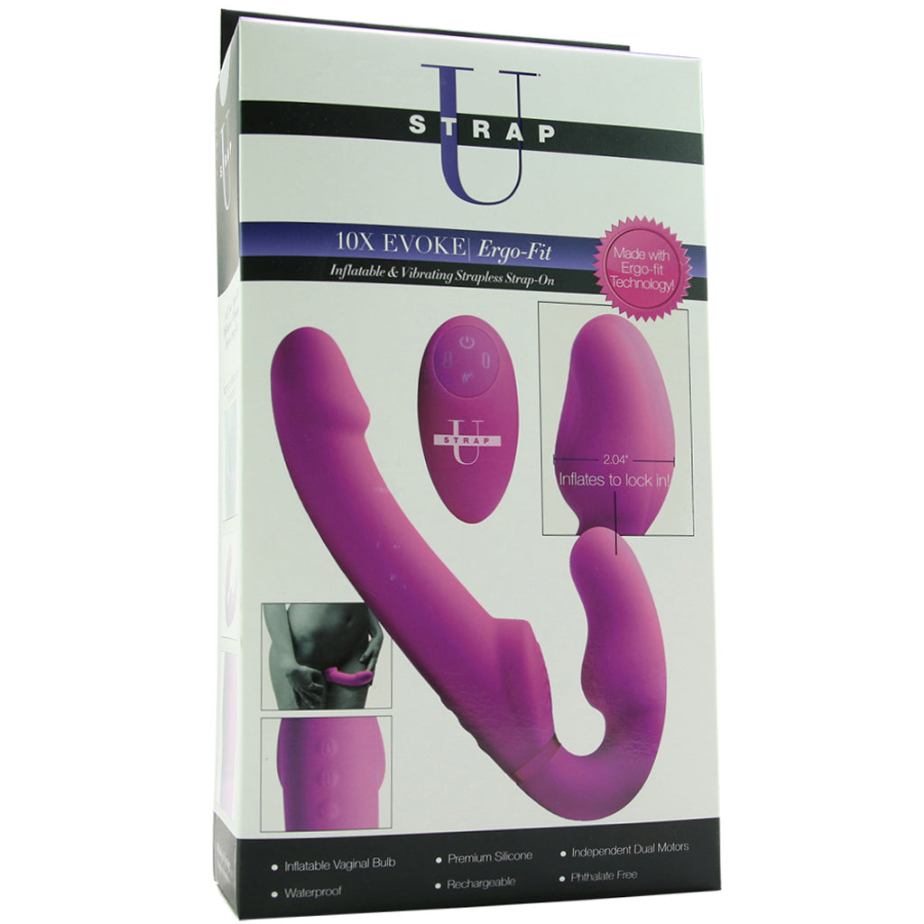 Evoke Vibrating Inflatable Strapless Strap-On Vibrators > Strap-On & Wearable - Tophatter Daily Deals