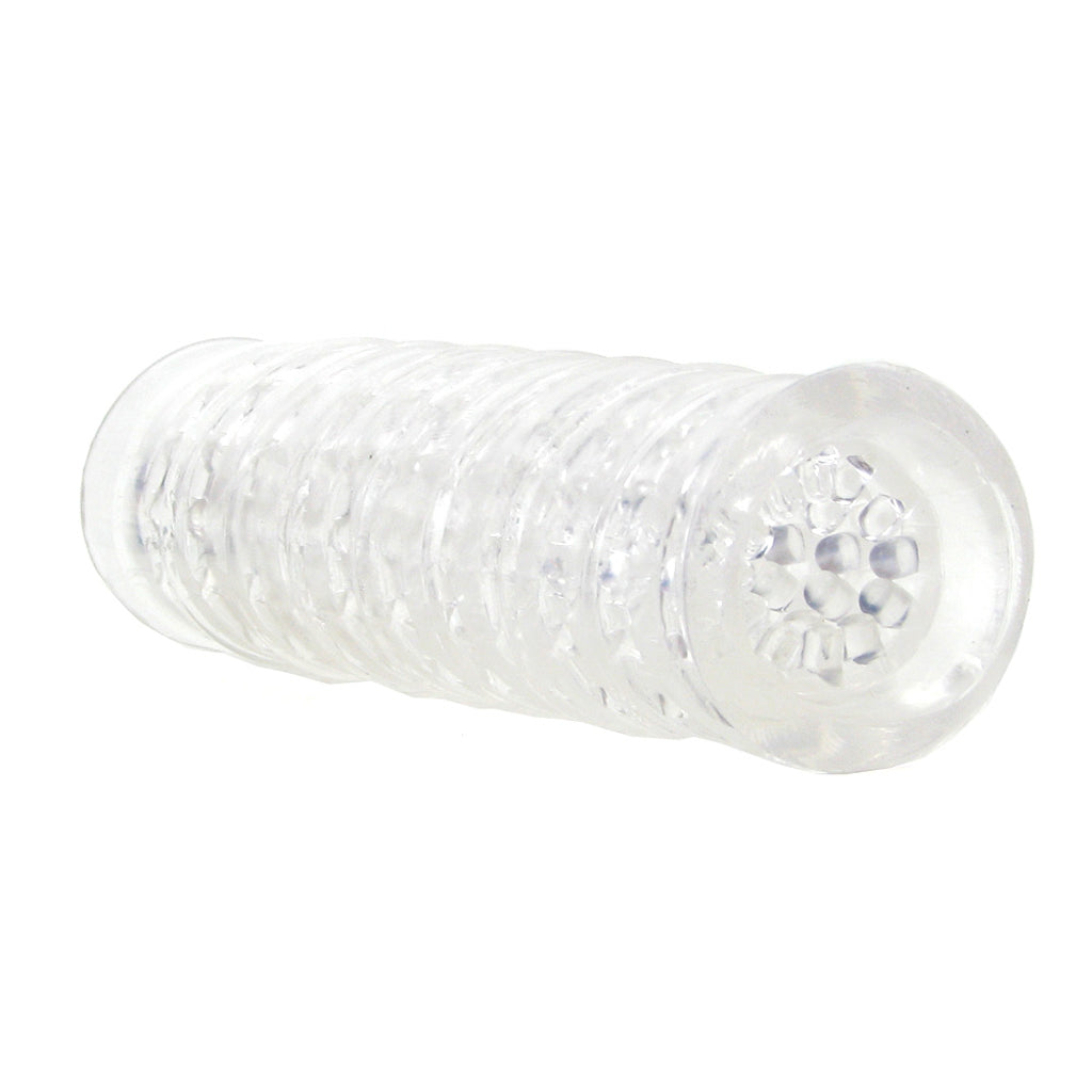 Dr. Joel Kaplan Clear Stroker Reversible Masturbator - Tophatter's Adult Products Male Masturbators > Discreet Masturbators - Tophatter Daily Deals
