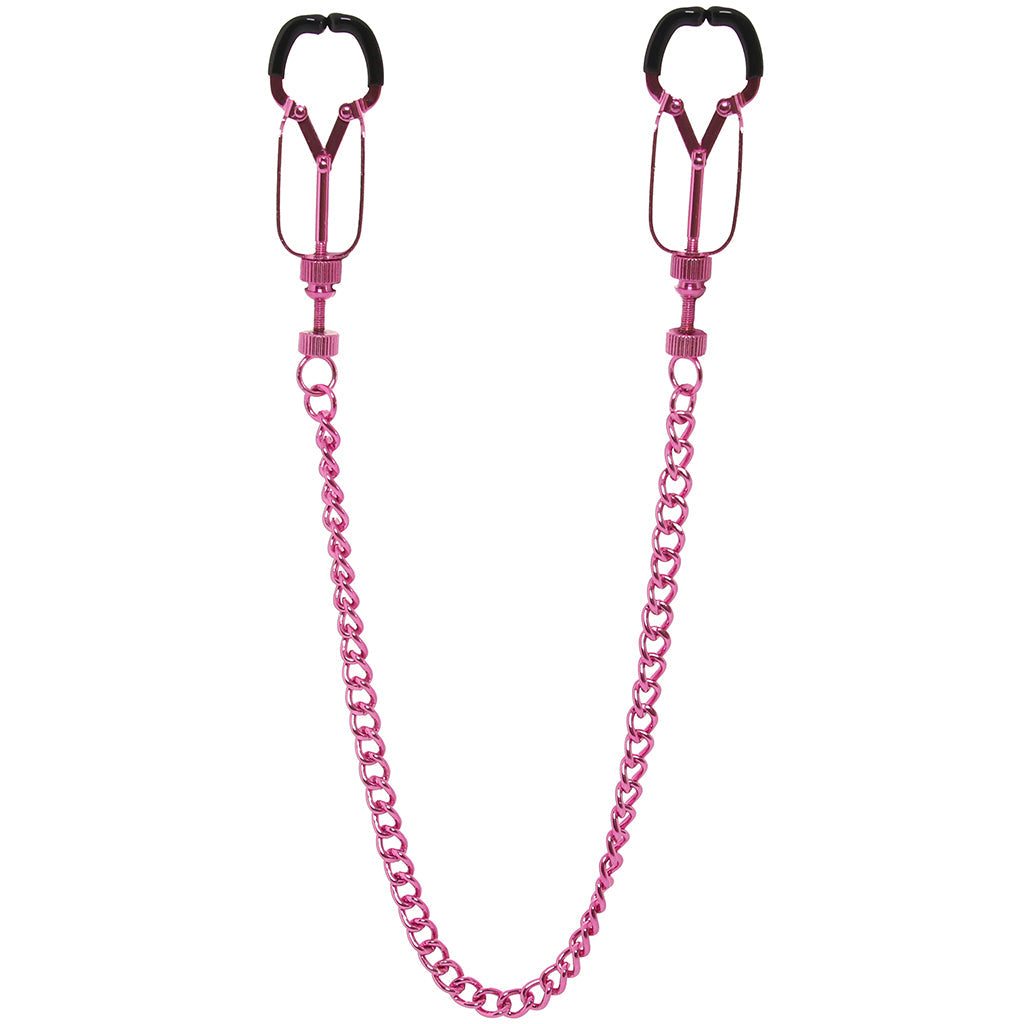 Ouch! Helix Nipple Clamps in Pink Bondage and Fetish > Nipple Stimulators & Clamps - Tophatter Daily Deals