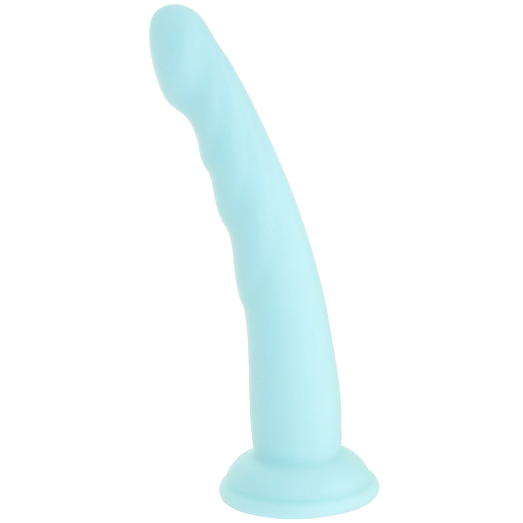Dillio Platinum Slim Seven Dildo in Teal Dildo Sex Toys > G-Spot Dildos - Tophatter Daily Deals