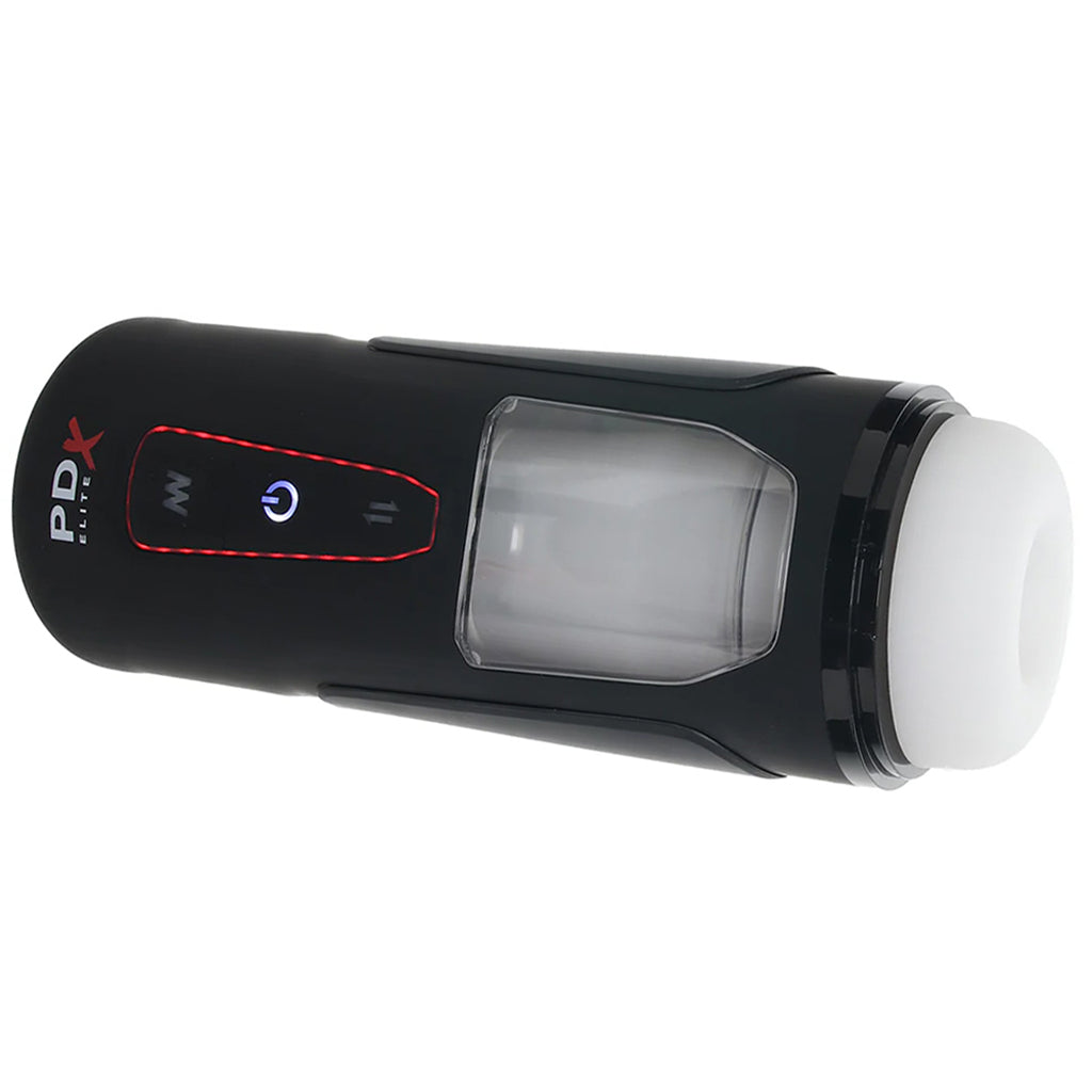 PDX Elite Milk Me Hotter Auto Stroker with Heating Base Male Masturbators > Auto Strokers - Tophatter Daily Deals